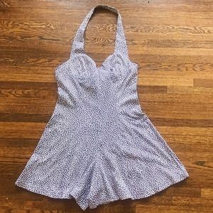 VINTAGE HALTER ROMPER NWT
